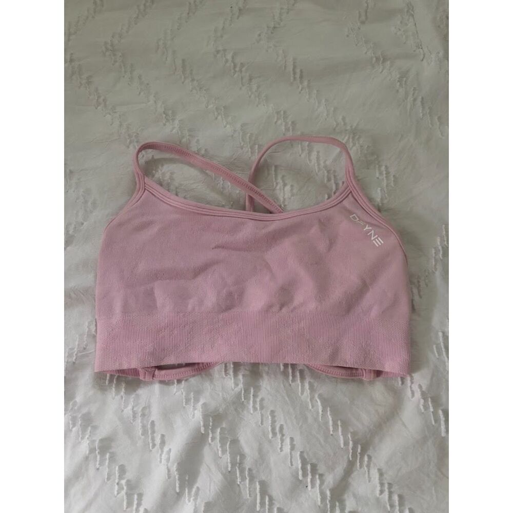 Dfyne Pink Dynamic Twist Back Bra